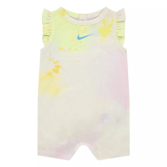 Baby Girls Nike Just DIY It Tie Dye Romper - Picture 1 of 3